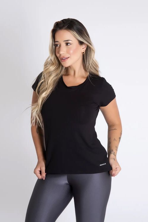 Blusa poliamida black basic